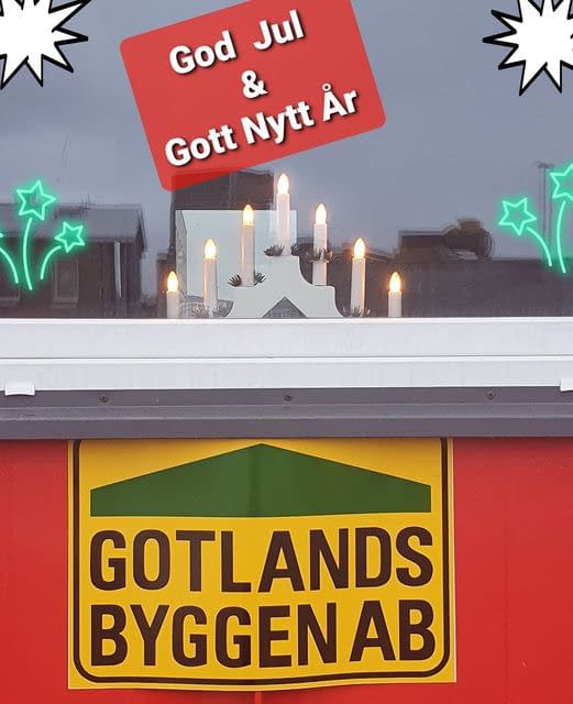Gotlandsbyggen Önskar alla en riktig God Jul och Gott Nytt År. 22