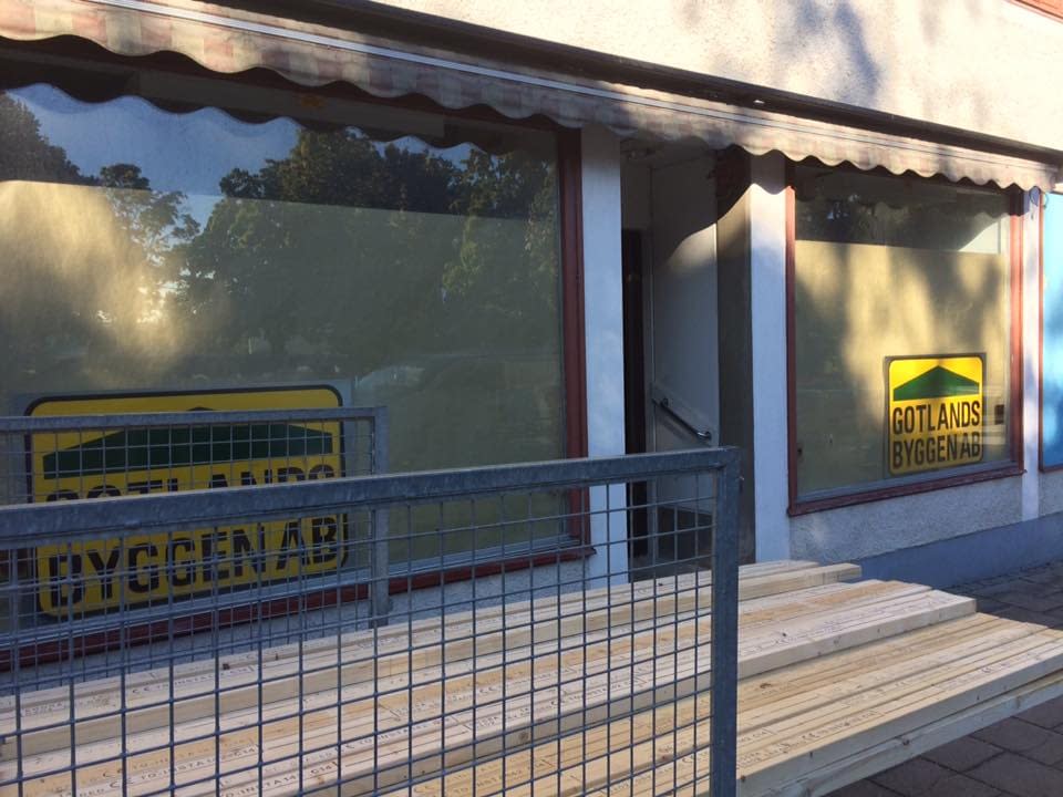 Nya kontoret i Hemse börjar ta form. Gotlandsbyggen AB flyttar in i de nya lok... 1